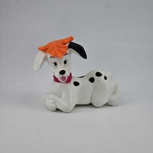 1996 Disney 101‎ Dalmatians Puppy With Leaf On Head McDonald's Toy Vintage